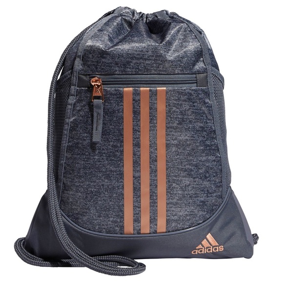 Adidas Rose Gold and Gray Backpack- NWOT